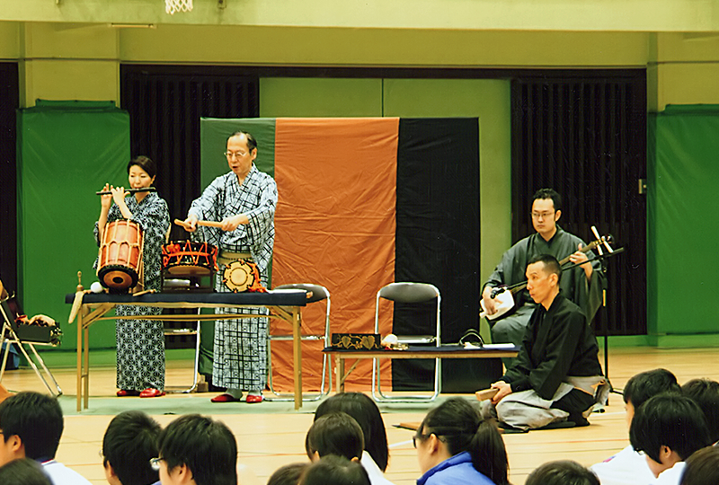 成蹊中学　歌舞伎ワークショップ1